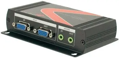 AT-2VGA300SL 1x3 VGA Video + Stereo Audio CAT5 Extender and Splitter + loop-out (Sender Unit)